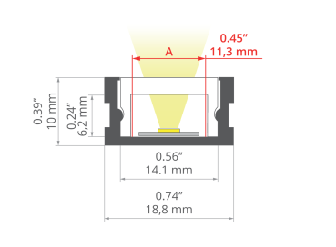 Preview: Dekorative Leiste auffällige Akzente in Fluren und Lobbys